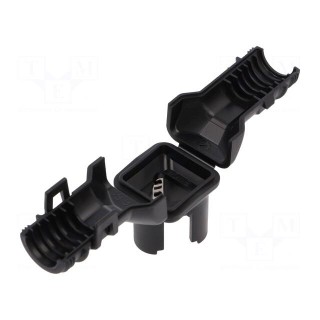 Accessories: cable holder | DT | female | PIN: 3 | DT06-3S | straight