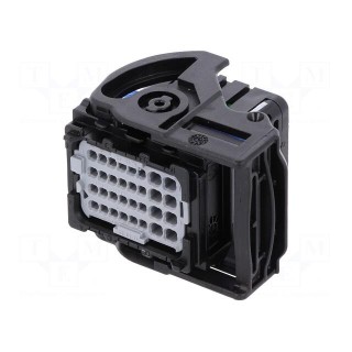 Connector: automotive | CMC | plug | female | Size: 1,5/0,635mm | black