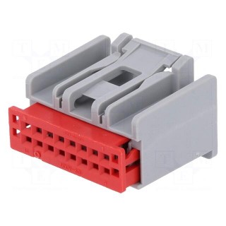 Connector: automotive | H-DAC 64 | plug | female | PIN: 16 | for cable