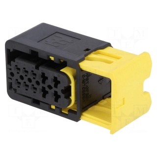 Connector: automotive | plug | female | for cable | w/o contacts