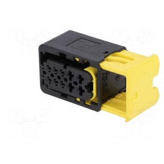 Connector: automotive | plug | female | for cable | w/o contacts