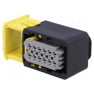 Connector: automotive | plug | female | PIN: 12 | IP67 | for cable | 60V