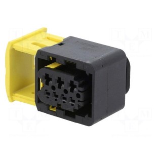 Connector: automotive | female | plug | for cable | PIN: 7(3+4) | black