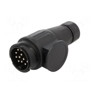 Connector: automotive | plug | for cable | PIN: 13 | screw terminal