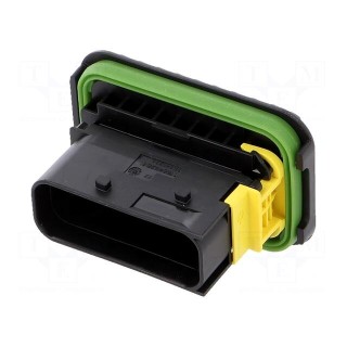 Connector: automotive | male | socket | PIN: 18 | Type: w/o contacts