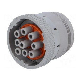 Connector: circular | HD10 | female | plug | for cable | PIN: 9