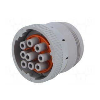 Connector: circular | HD10 | female | plug | for cable | PIN: 9