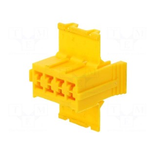 Connector: wire-board | Junior Timer | plug | female | PIN: 8 | yellow