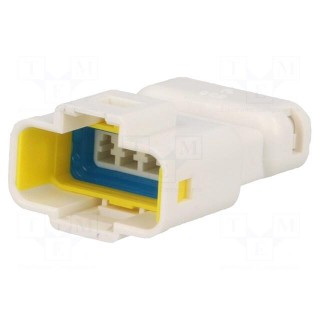 Connector: wire-wire | 560,E-Seal | male | plug | for cable | white