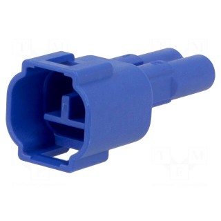 Connector: wire-wire | 570,E-Seal | plug | male | PIN: 2 | IP67 | blue
