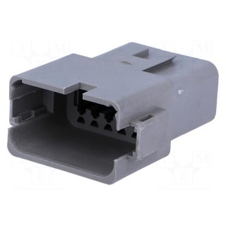 Connector: wire-wire | AT | plug | male | PIN: 12 | IP67 | Locking: latch