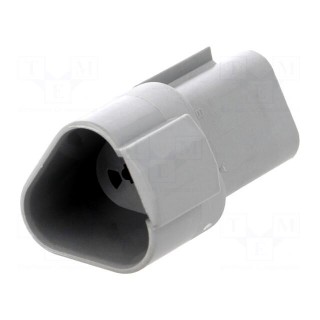 Connector: wire-wire | AT | plug | male | PIN: 3 | IP67 | Locking: latch