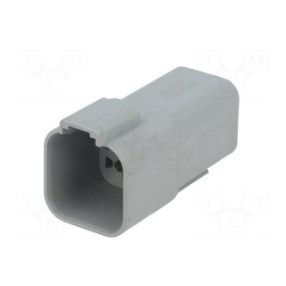 Connector: wire-wire | AT | plug | male | PIN: 6 | IP67 | Locking: latch