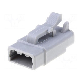 Connector: wire-wire | ATM | plug | female | PIN: 3 | IP67 | Locking: latch