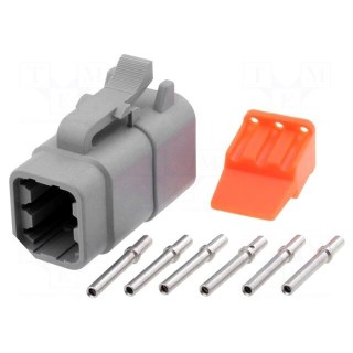 Connector: wire-wire | ATM | plug | female | Size: 20 | 22AWG÷16AWG | 7.5A
