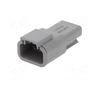 Connector: wire-wire | ATM | plug | male | PIN: 3 | IP67 | Locking: latch