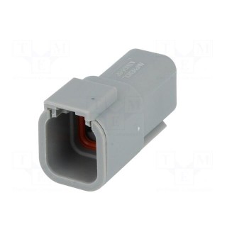 Connector: wire-wire | ATM | plug | male | PIN: 6 | IP67 | Locking: latch