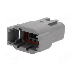 Connector: wire-wire | ATM | plug | male | PIN: 8 | IP67 | Locking: latch