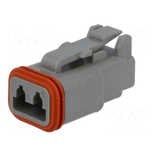 Connector: wire-wire | DT | plug | female | Size: 16 | 0.75÷2mm2 | PIN: 2