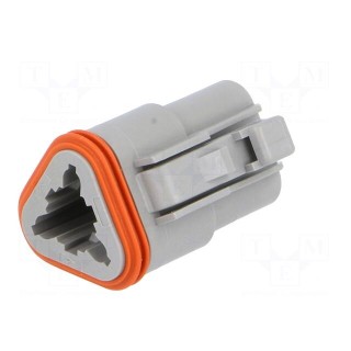 Connector: wire-wire | DT | female | plug | for cable | PIN: 3 | crimped
