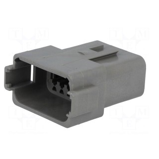 Connector: wire-wire | DT | male | plug | for cable | PIN: 12 | crimped