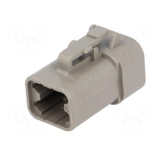 Connector: wire-wire | DTP | plug | female | Size: 12 | 2÷4mm2 | PIN: 4