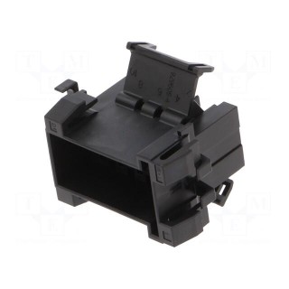 Connector: wire-wire | JPT | male | plug | for cable | PIN: 10 | black