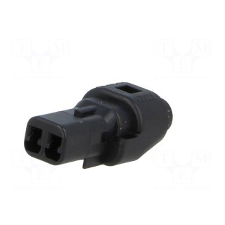 Connector: wire-wire | Mizu-P25 | plug | female | PIN: 2 | IP67 | 4A | 2.5mm