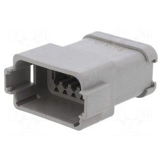 Connector: wire-wire | PX0 | male | plug | for panel mounting | PIN: 12