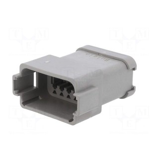 Connector: wire-wire | PX0 | male | plug | for panel mounting | PIN: 12