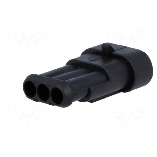Connector: wire-wire | Superseal 1.5 | male | plug | PIN: 3 | -40÷125°C