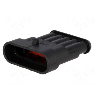 Connector: wire-wire | Superseal 1.5 | plug | male | PIN: 5 | IP67 | 24VDC