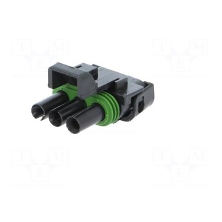 Connector: wire-wire | Weather Pack | plug | female | PIN: 3 | for cable