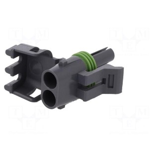 Connector: wire-wire | Weather Pack Tower | plug | female | PIN: 2
