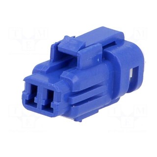 Connector: wire-wire/PCB | 565,E-Seal | plug | female | IP67 | blue