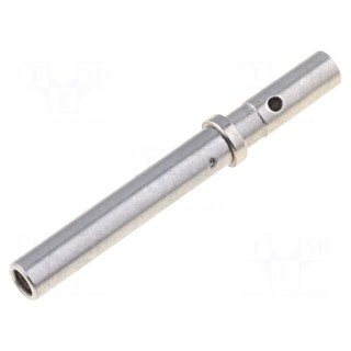 Contact | Size: 20 | female | 0.34÷0.5mm2 | ATM | nickel plated | crimped