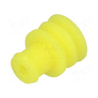 Accessories: gasket for wire | Superseal 1.5 | yellow | Øout: 6.1mm