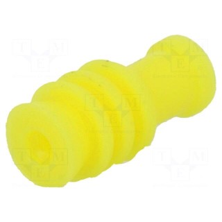 Accessories: gasket for wire | MCON 1.2,MQS | yellow | Øhole: 3.6mm