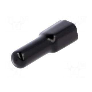 Accessories: plug cover | DT | female | PIN: 2 | black | DT06-2S