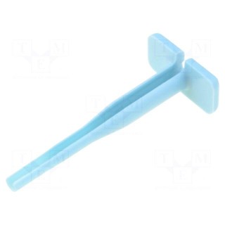 Tool: for  removal | Type: E-seal | light-blue | 18AWG÷16AWG