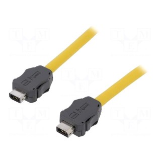 Cable: patch cord | ix Industrial plug x2 | Cat: 6a | 10m | plug | plug