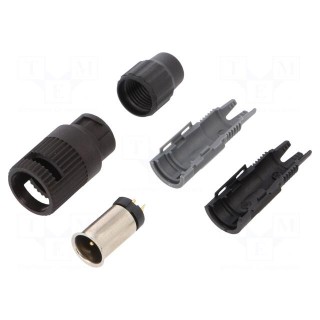 Plug | Connector: circular | 710 | male | PIN: 2 | unshielded | 4A | IP40