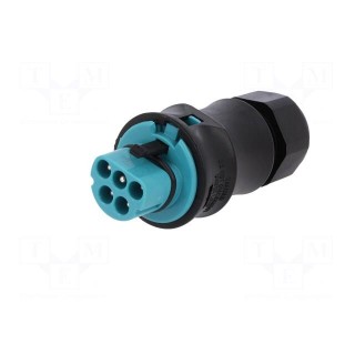 Connector: circular | plug | RST | male | PIN: 5 | silver plated | 20A