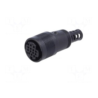 Plug | Connector: circular | RP13 | female | PIN: 13 | w/o contacts | 100V