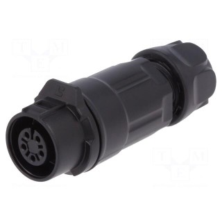 Plug | Connector: circular | size 12 | 02 | female | PIN: 5 | for latch