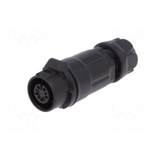 Plug | Connector: circular | size 12 | 02 | female | PIN: 5 | for latch