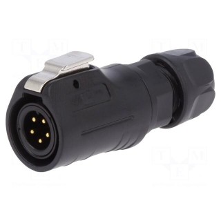 Plug | Connector: circular | size 12 | 02 | male | PIN: 5 | with latch