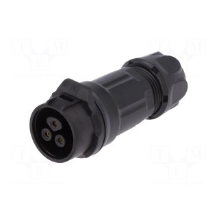 Plug | Connector: circular | size 16 | 02 | female | PIN: 3 | for latch
