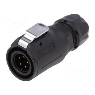 Plug | Connector: circular | size 16 | 02 | male | PIN: 5 | with latch