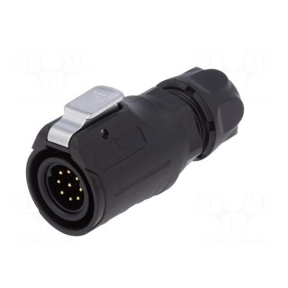 Plug | Connector: circular | size 16 | 02 | male | PIN: 9 | with latch